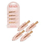 Cherry Print Creaseless Clips 4pc
