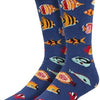 Tropical Fish Sock - Blue