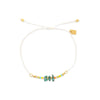 Dainty Solana Seed Bead Bracelet - White
