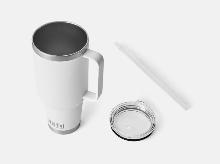 42Oz Straw Mug - WHITE