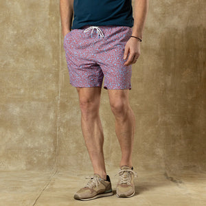 6" Sailport Print Swim Short