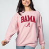 Alabama Corded Crew Fleece - Urban Pink