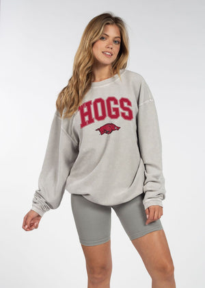 Arkansas Corded Crew Fleece