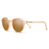 Low Key Sunglasses - Crystal Peach + Polarized Brown Len