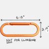 Carabiner - Blaze Orange