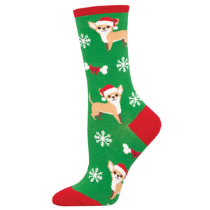 Festive Chihuahua Sock
