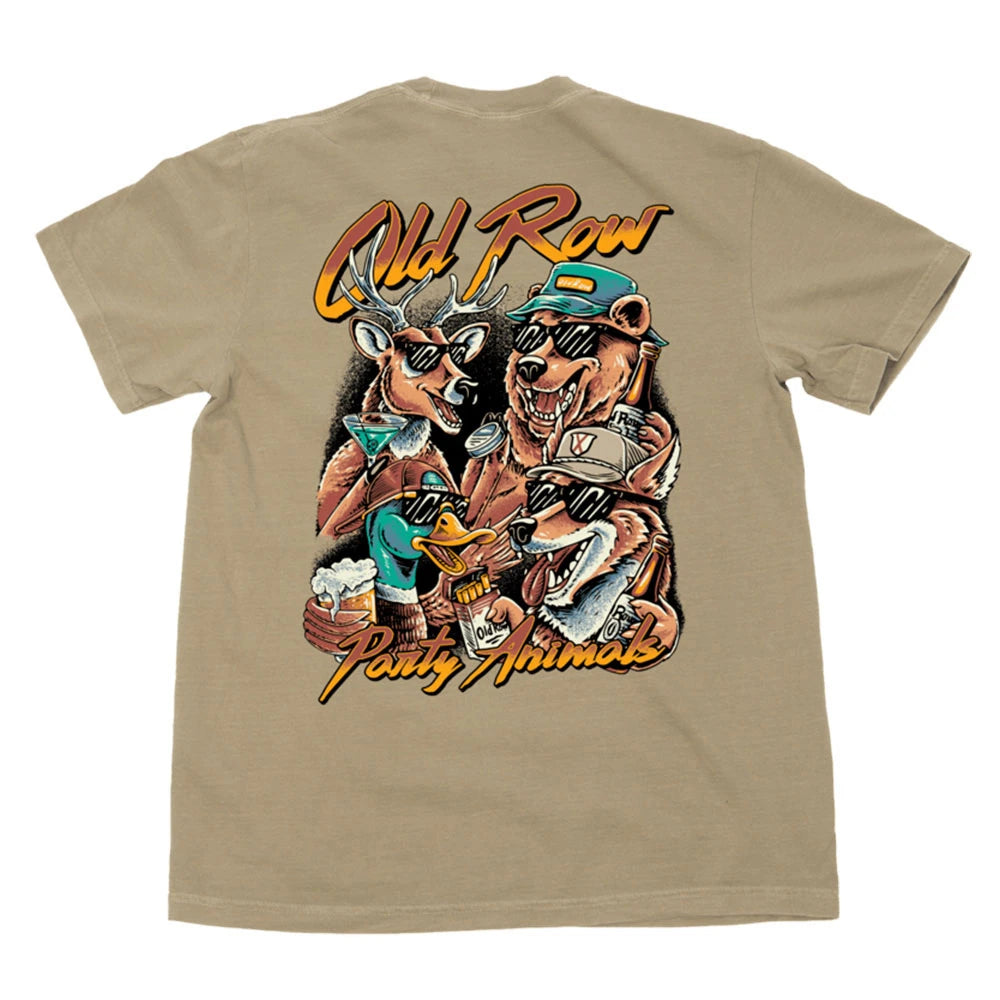 The Party Animals Pocket Tee