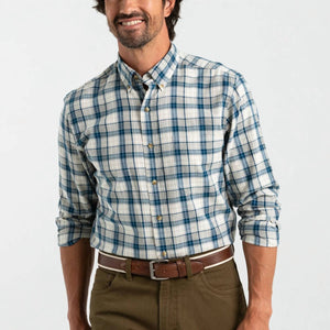 Twill Sport Shirt Holling Plaid Shirt