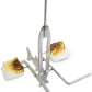 Campfire Fishing Pole Roaster for Hot Dog and Marshmallow Cooking on Open Flame