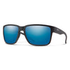 Emerge Sunglasses - Polarized Blue Mirror Lens - Matte Black Frame