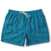 6" Sailport Print Swim Short - Sail Blue