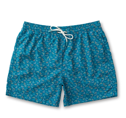6" Sailport Print Swim Short