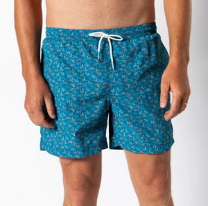 6" Sailport Print Swim Short
