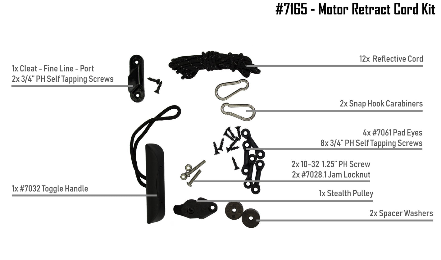 Transom Motor Retract Kit