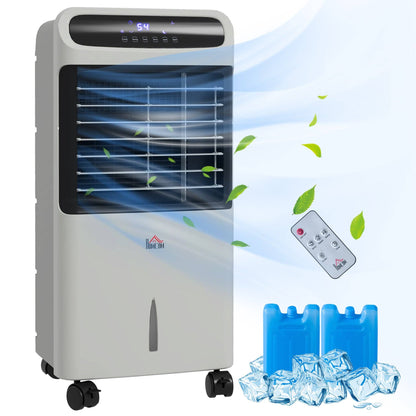 32 Inch Evaporative Air Cooler with 3.2 Gallon Tank and Remo: Default