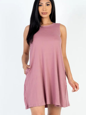 Sleeveless Comfy Flare Mini Dress
