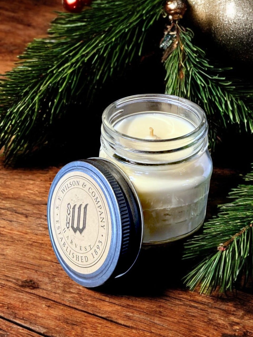 8 Oz Mason Jar Candle