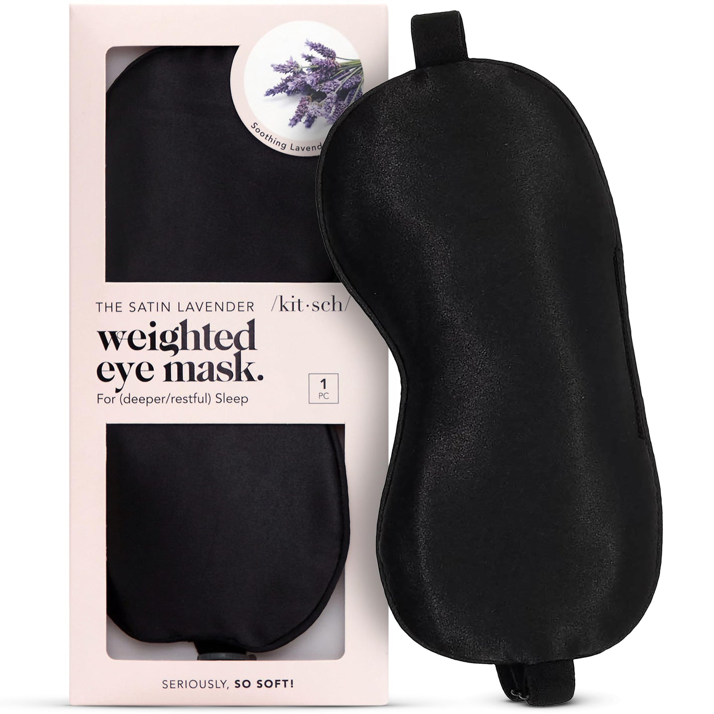 Lavender Scented Satin Weighted Eye Mask