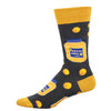 Cheese Balls Sock - Charcoal Heather