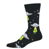 Moove It On Up Sock - Black