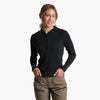 Remi 1/2 Zip Hoody - Black