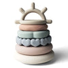 Silicone Stacking Ring Tower 6-Piece - Sun