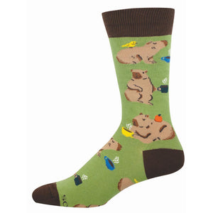 Capybara Cafe Sock