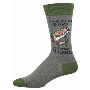 Days Spent Fishing Sock