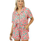 Whimsical Roses Two-Piece Pajamas