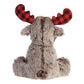 9" Buffalo Plaid Moose Toy