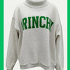 'GRINCHY & MERRY' Reversible Sweatshirt - Ash Grey