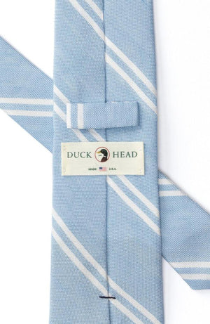 Silk Linen Stripe Tie