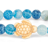 Journey Turtle Bracelet - Aqua Blue