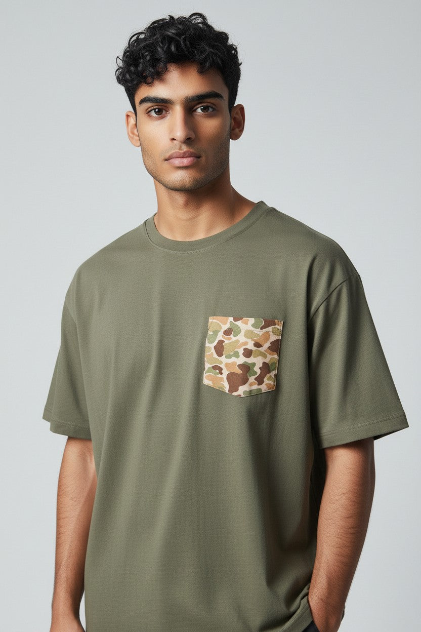 Vintage Camo Pocket Tee