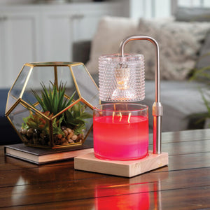 Hobnail Candle Warmer Lamp