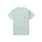 Southern Marsh Originals Tee in Washed Honeydew with chest pocket and small logo