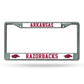 Collegiate Metal License Plate