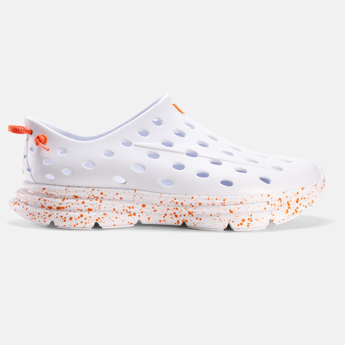 Revive - All White / Orange Speckle Shoe