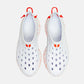 Revive - All White / Orange Speckle Shoe
