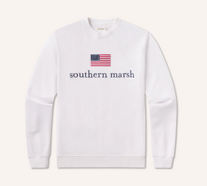 American Flag Seawash Sweatshirt