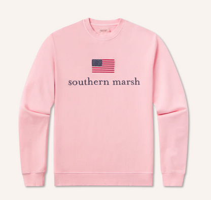 American Flag Seawash Sweatshirt