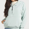 Angie Active Half Zip Hoodie - SEAFOAM