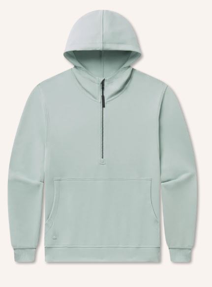 Angie Active Half Zip Hoodie - SEAFOAM