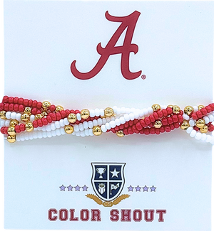 Alabama-6 Beaded Stretch Bracelets