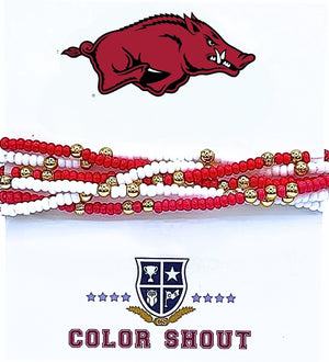 Arkansas-6 Beaded Stretch Bracelets