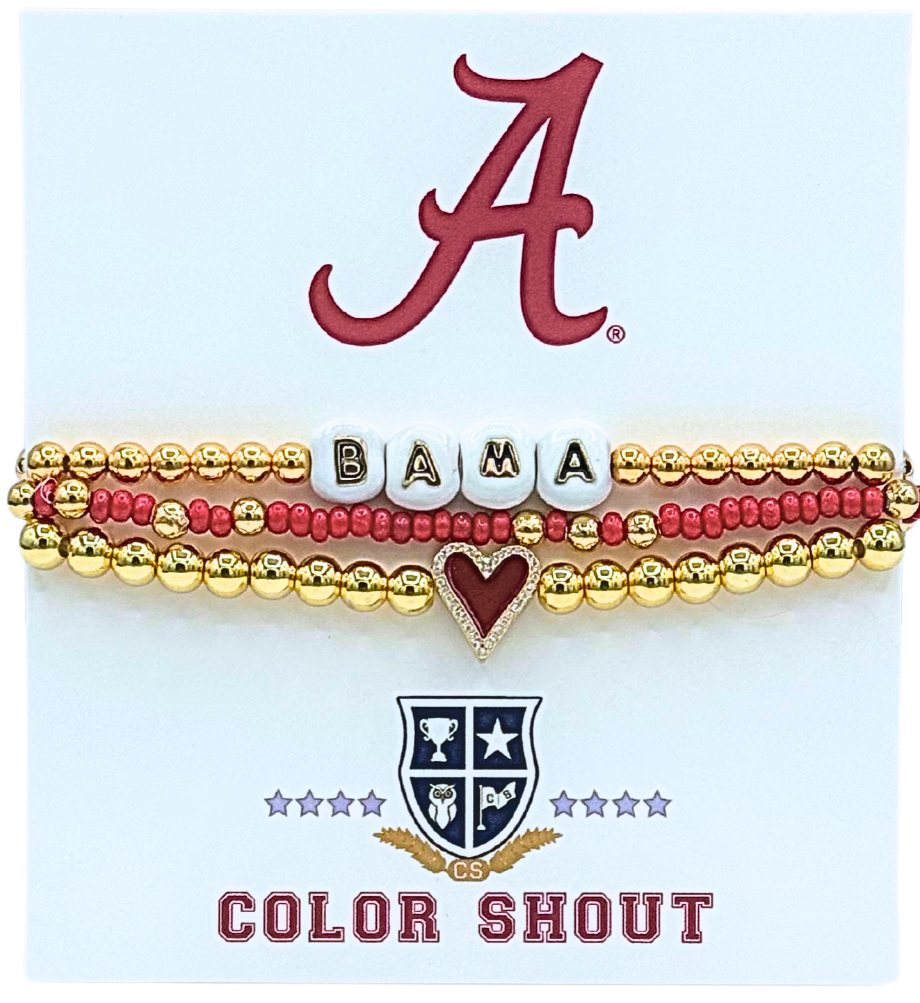 BAMA 'I Love' Bracelet Stack