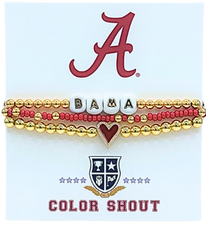 BAMA 'I Love' Bracelet Stack