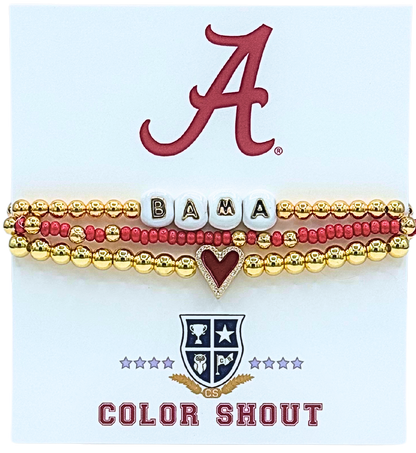 BAMA 'I Love' Bracelet Stack