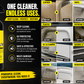 ZCare multi-purpose cleaner spray bottle with black body and yellow label showing before/after cleaning results