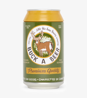 Buck A Beer Men's Beer Can Socks